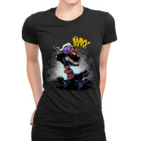 Cartoon Character Agonized Men Women Ladies Fitted T-shirt | Artistshot