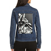 Neon Good Robot Toys Ladies Denim Jacket | Artistshot