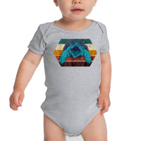 Snapping Turtle Retro Reptile Lover Sea Animal Snap Turtle T Shirt Baby Bodysuit | Artistshot