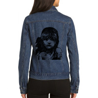 Graphic Movies  French Historical Novel Films Characters Women My Favo Ladies Denim Jacket | Artistshot