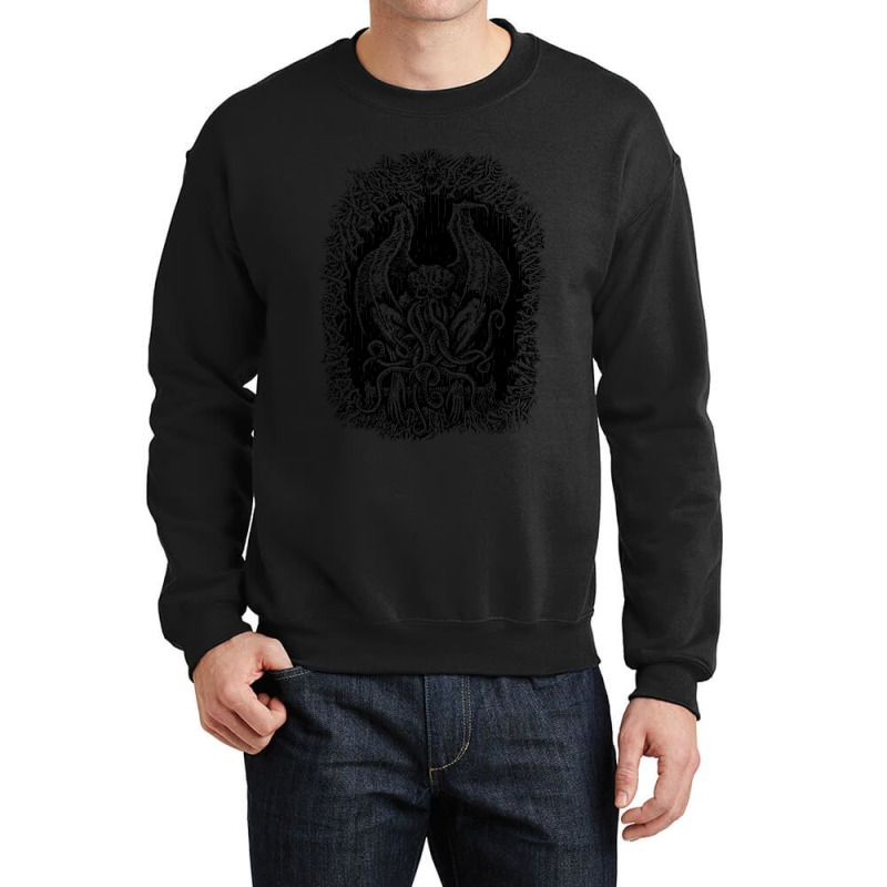 Classic Retro  Lovecraft Design Character Mens My Favorite Crewneck Sweatshirt | Artistshot