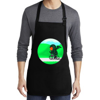 Classic Retro  Short Story Films Characters Painting Medium-length Apron | Artistshot