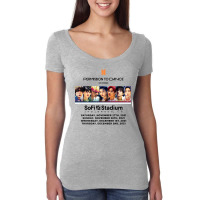 Permission To Dance At Sofi Stadium 2021 Dates Women's Triblend Scoop T-shirt | Artistshot