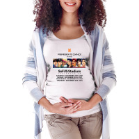 Permission To Dance At Sofi Stadium 2021 Dates Maternity Scoop Neck T-shirt | Artistshot