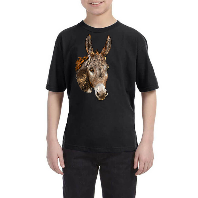 Andalusian Donkey Face Youth Tee | Artistshot