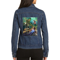 Vintage Retro The Gillman Mens Funny Ladies Denim Jacket | Artistshot