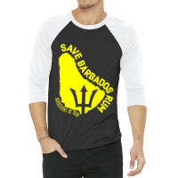 Save The Barbados 3/4 Sleeve Shirt | Artistshot