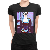 Retro Vintage Quinn Fabray Music For Men Women Ladies Fitted T-shirt | Artistshot