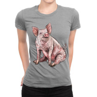 American Yorkshire Pig Ladies Fitted T-shirt | Artistshot