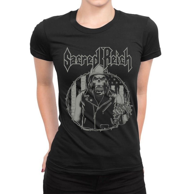 Guitarist T-shirt 3 (82) Ladies Fitted T-shirt | Artistshot