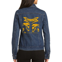 Vintage Retro Heartwork    Funny Gifts Boys Girls Ladies Denim Jacket | Artistshot