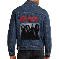 Vintage Retro Heartwork    Gifts Men Men Denim Jacket | Artistshot