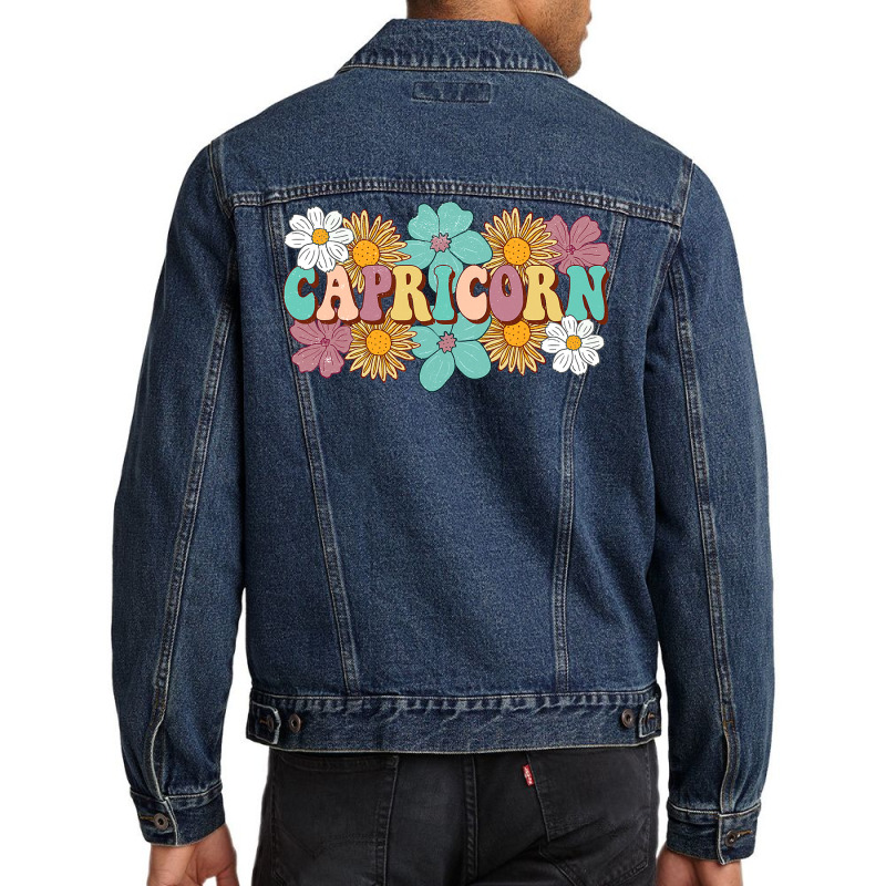 Astrology December January Birthday Zodiac Sign Capricorn T Shirt Men Denim Jacket | Artistshot