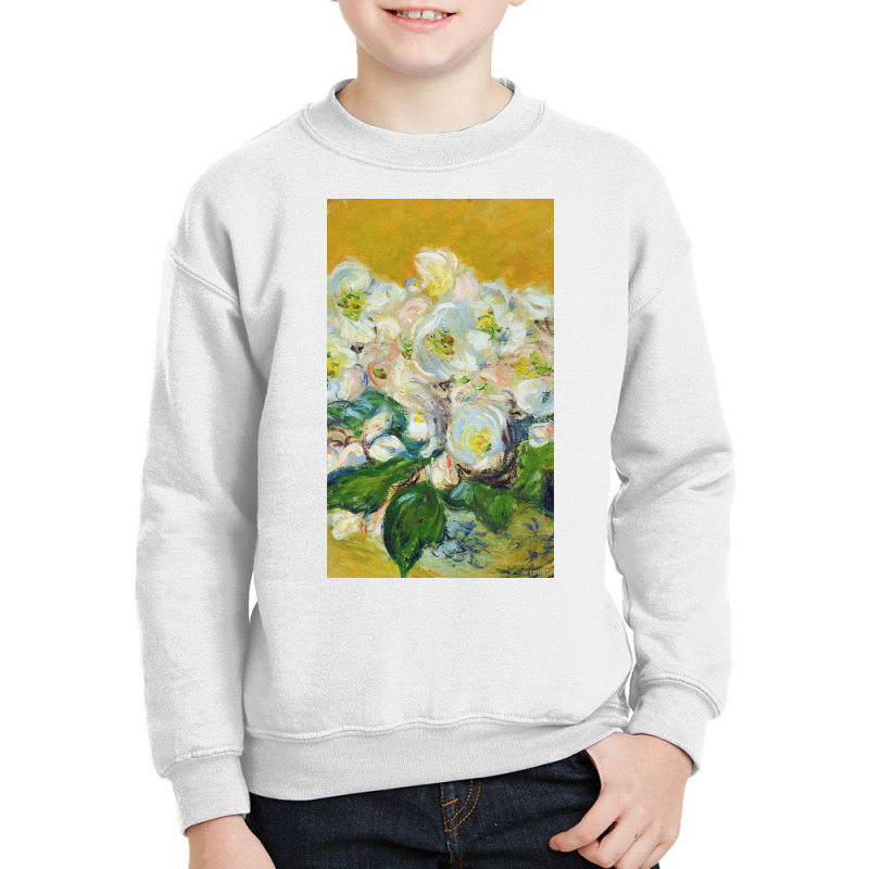 Claude Monet   Christmas Roses Youth Sweatshirt by Evanspl | Artistshot