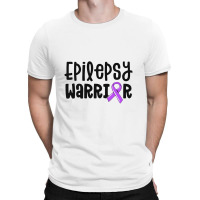 Epilepsy Warrior Shirt Kids Purple Ribbon Awareness Women T-shirt | Artistshot