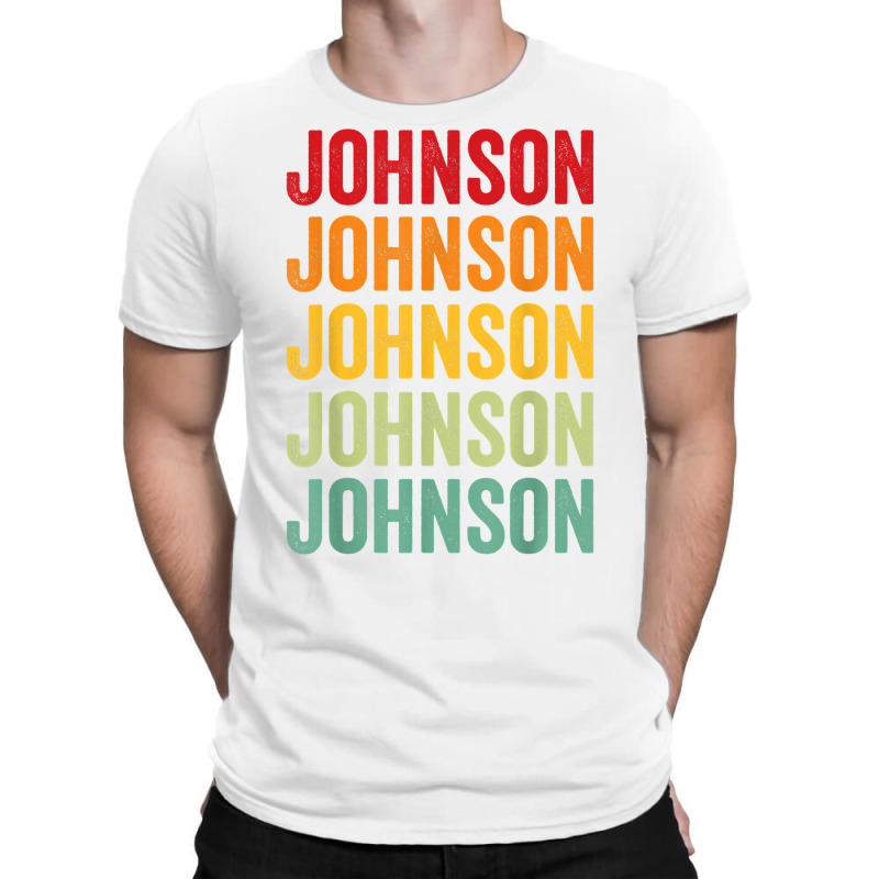 Johnson County, Indiana, Rainbow Text Design T Shirt T-Shirt by peersodshamiw8 | Artistshot