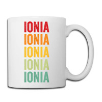 Ionia County, Michigan, Rainbow Text Design T Shirt Coffee Mug | Artistshot