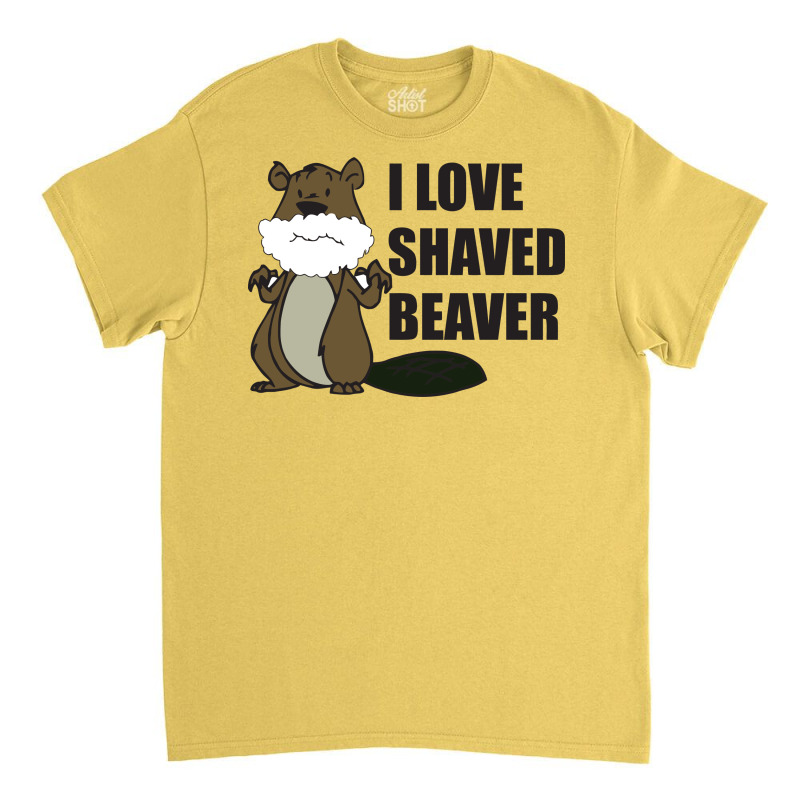 shaved beaver t shirt