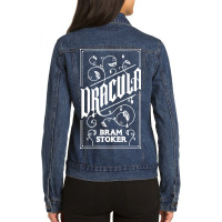 Dracula Novel Ladies Denim Jacket | Artistshot