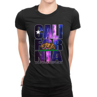 California Republic Galaxy Ladies Fitted T-shirt | Artistshot