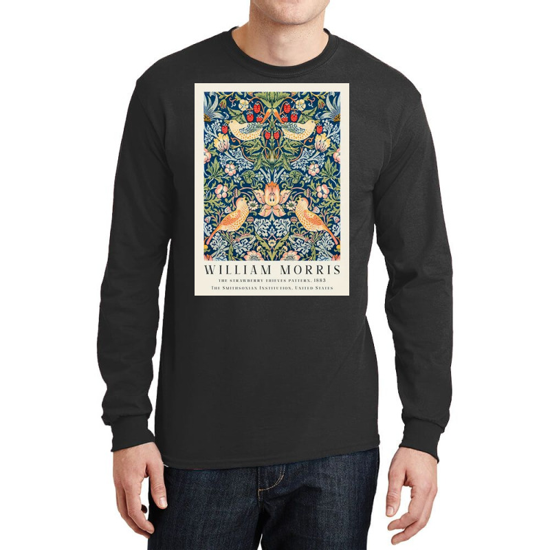 William Morris Exhibition Long Sleeve Shirts | Artistshot