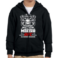 Brandon Moreno Youth Zipper Hoodie | Artistshot