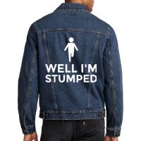 Funny Amputee Disability Prosthetic Legs Amputated Men Women Men Denim Jacket | Artistshot