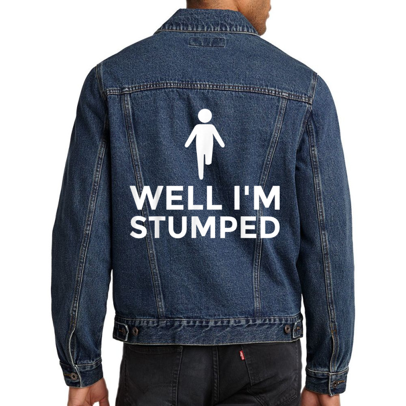 Funny Amputee Disability Prosthetic Legs Amputated Men Women Men Denim Jacket by Hoang95 | Artistshot