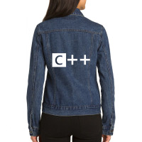 C++ Ladies Denim Jacket | Artistshot