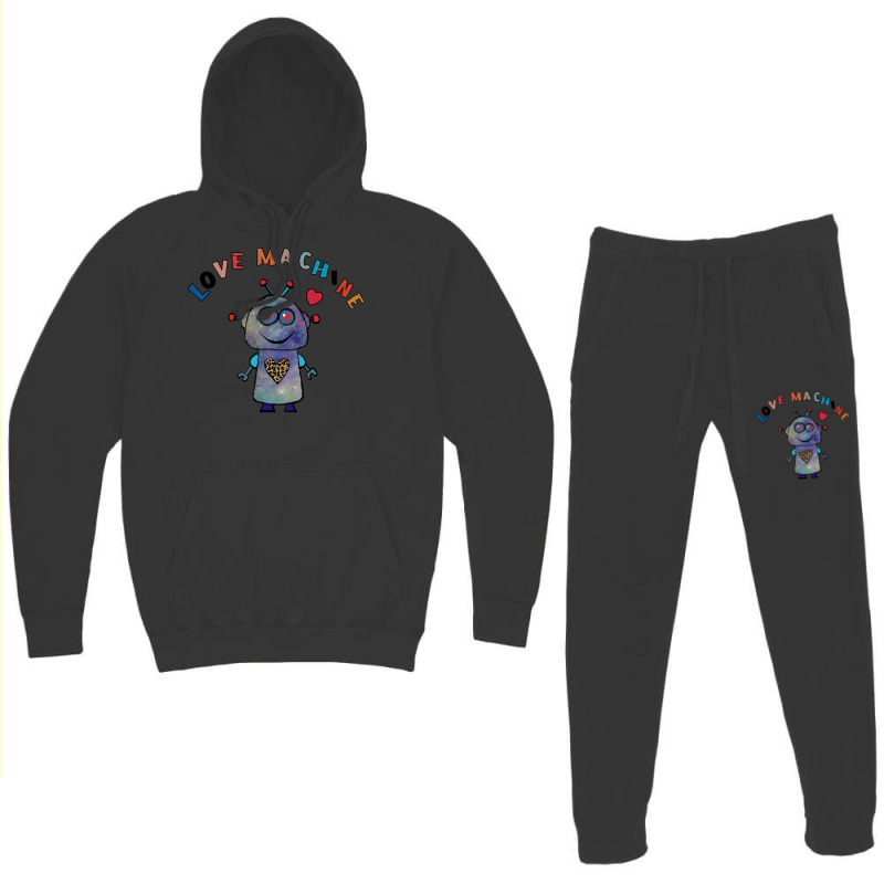 Valentine Robot T  Shirt Love Machine Kid's Valentine's Day Cute Robot Hoodie & Jogger Set | Artistshot