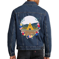 Lover Gift The Queen Funny Gift Men Denim Jacket | Artistshot