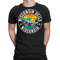 Retro 70s 80s Wisconsin Dells Wisconsin Wi T Shirt T-shirt | Artistshot