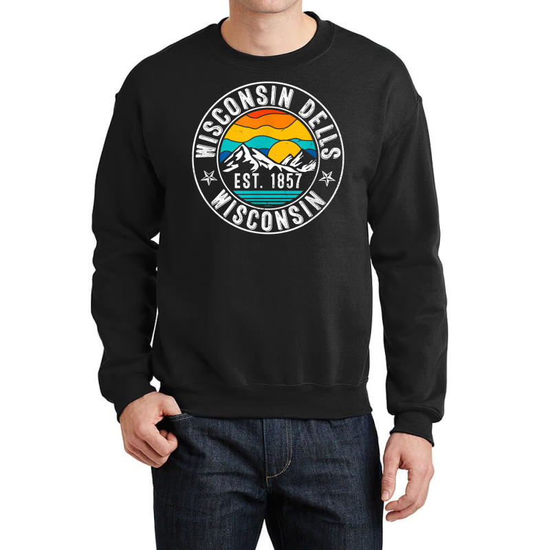 Retro 70s 80s Wisconsin Dells Wisconsin Wi T Shirt Crewneck Sweatshirt | Artistshot