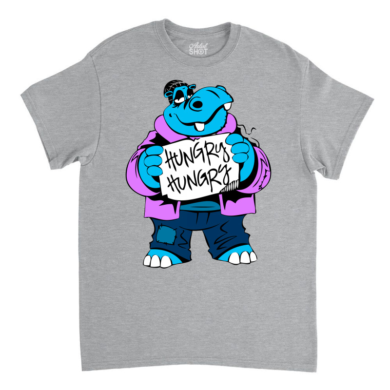 Hungry Hippo Classic T-shirt | Artistshot