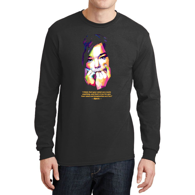 Cartoon Gifts Bjork Pretty Mens Womens Long Sleeve Shirts by ArtistStacy | Artistshot