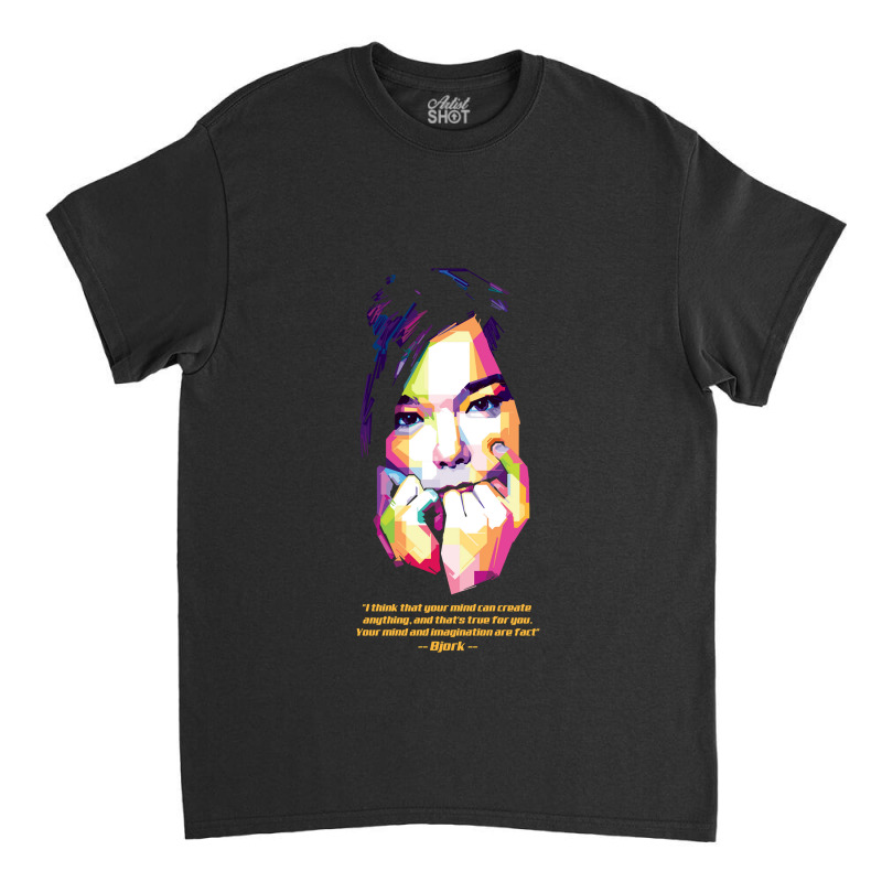 Cartoon Gifts Bjork Pretty Mens Womens Classic T-shirt by ArtistStacy | Artistshot