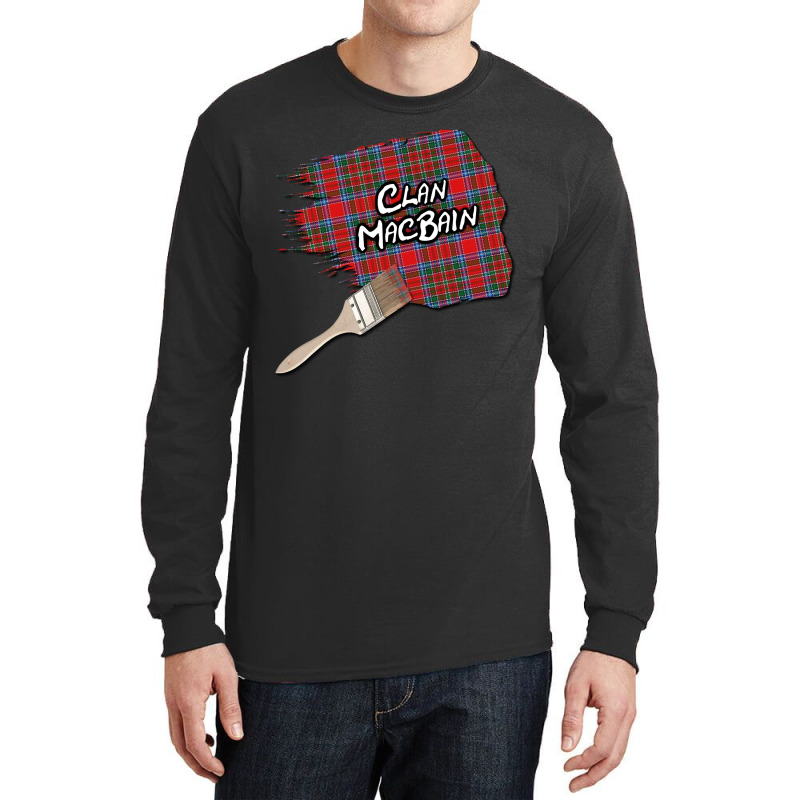 Day Gifts Clan Macbain Funny Gifts Men Long Sleeve Shirts by ArtistCamilla | Artistshot