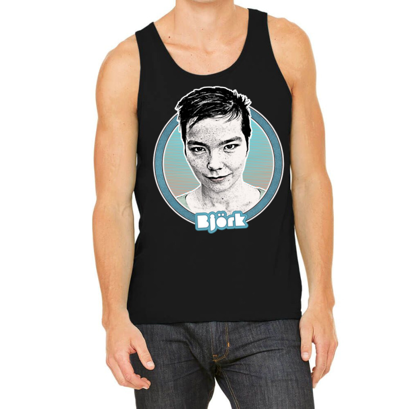 Vintage Photograp Bjork Pretty Gifts Men Tank Top by ArtistStacy | Artistshot