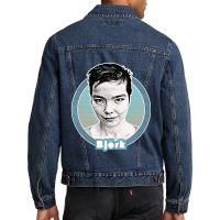 Vintage Photograp Bjork Pretty Gifts Men Men Denim Jacket | Artistshot