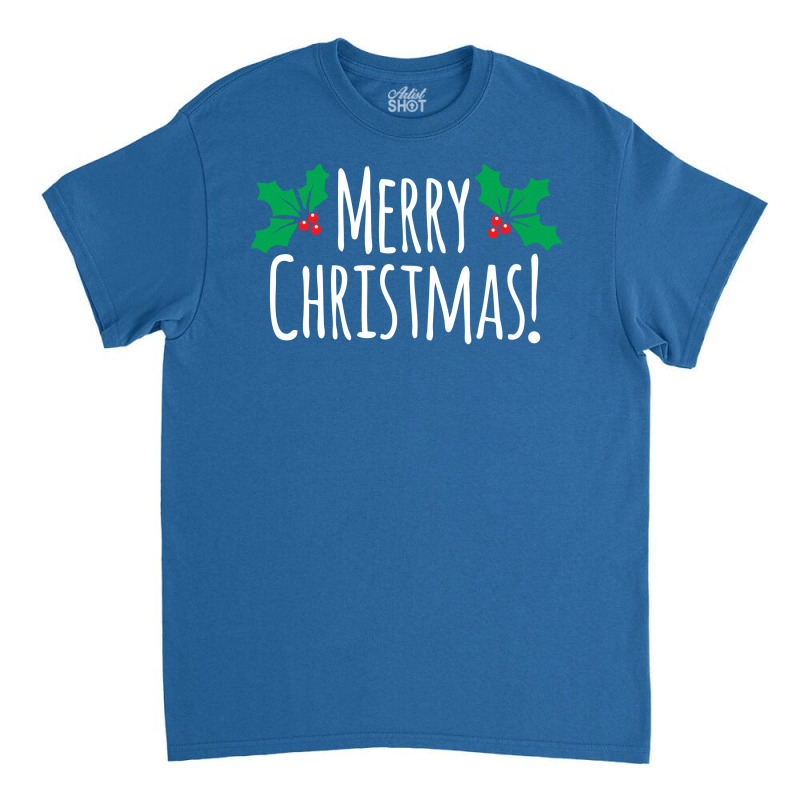 Merry Christmas Berries Classic T-shirt by Specstore | Artistshot