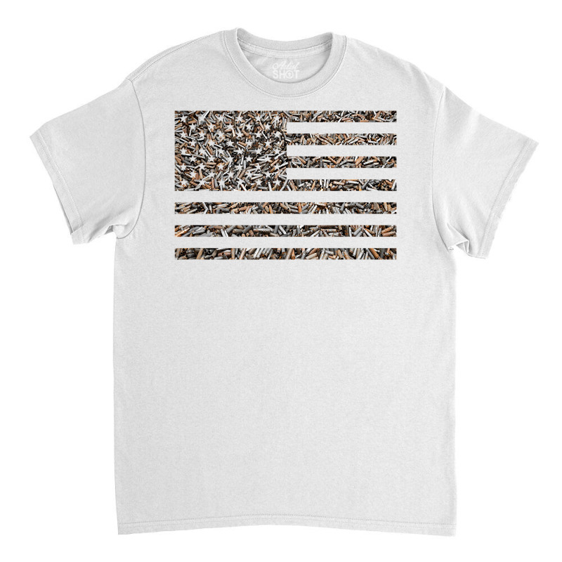 Bullet Casings American Flag  Gun Lover  Shooting Range T Shirt Classic T-shirt | Artistshot