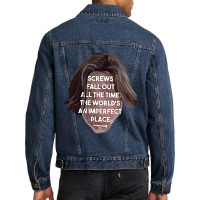 Vintage Classic  Club Movie Character Painting Men Denim Jacket | Artistshot