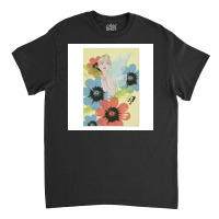 Flower Market Tinker Bell Sketch With Cosmos Classic T-shirt | Artistshot