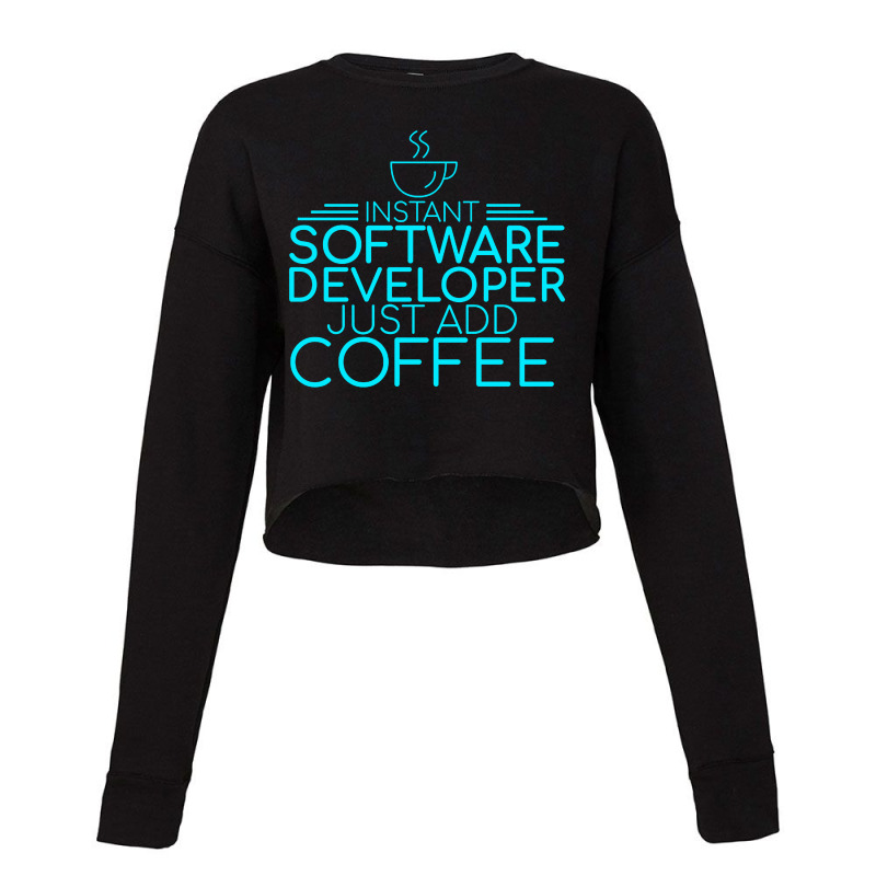 Software Developer Cropped Sweater by Jovanka Tees | Artistshot