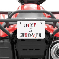 Unity Is Strength Merch Atv License Plate | Artistshot