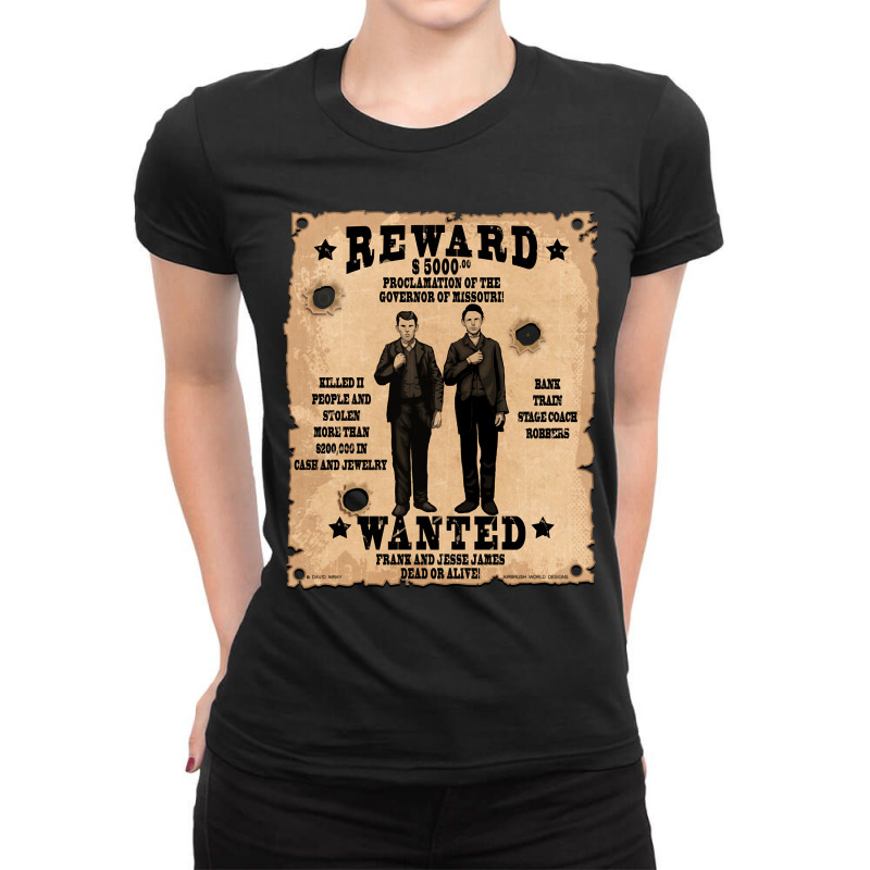 Art Character Roadhouse Call Me Ladies Fitted T-Shirt by ArtistAidan | Artistshot