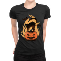 Day Gifts Burning Skull Men Women Ladies Fitted T-shirt | Artistshot