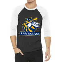 Burlington Bees 00004d 3/4 Sleeve Shirt | Artistshot