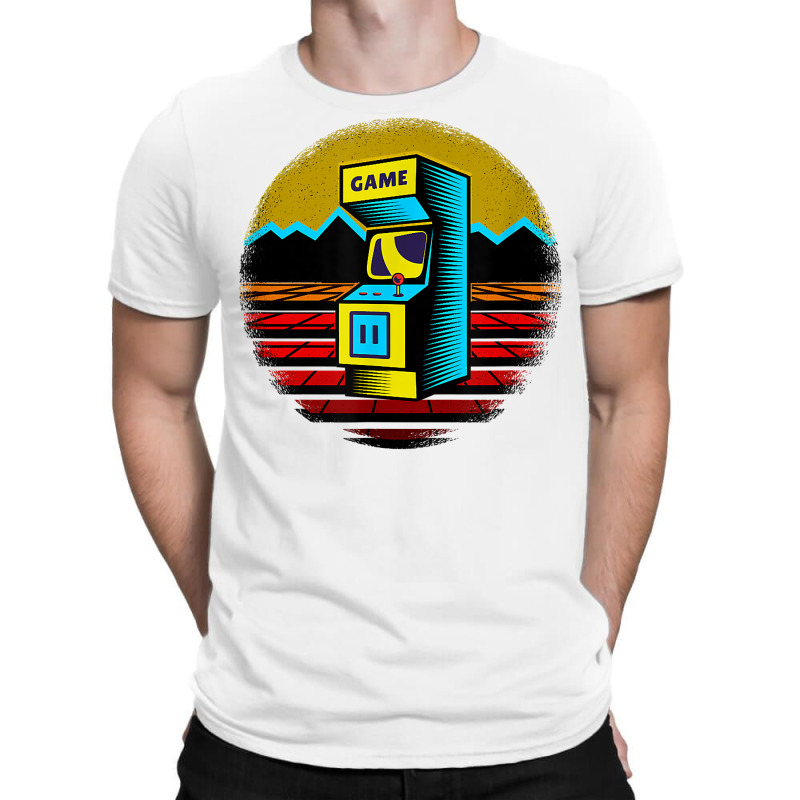 Arcade Game Machine Nostalgia Retro Gamer   80s 90s T Shirt T-shirt | Artistshot