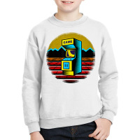 Arcade Game Machine Nostalgia Retro Gamer   80s 90s T Shirt Youth Sweatshirt | Artistshot